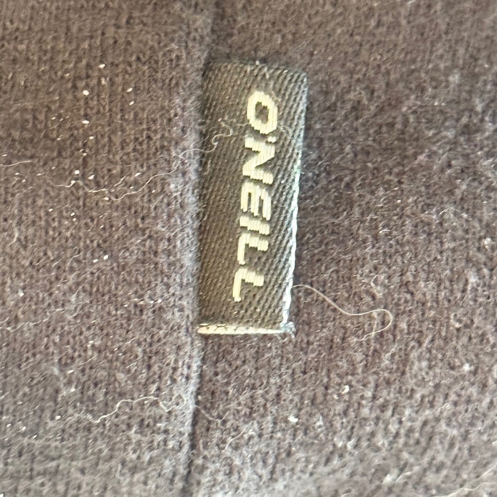 O'Neill Hoodie Men Medium Black Excellent Sherpa Lined Full Zip Surf Sweatshirt - Picture 13 of 13